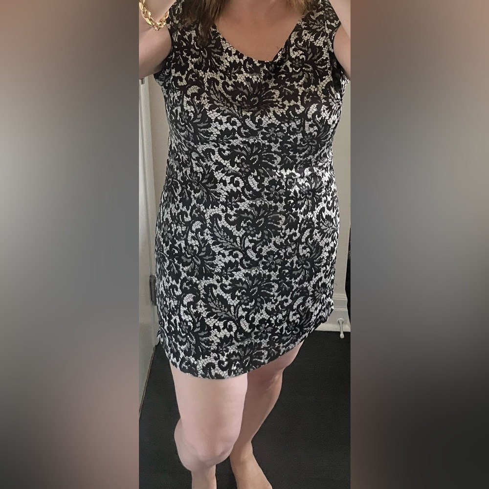 Size 12 H and M lace look dress